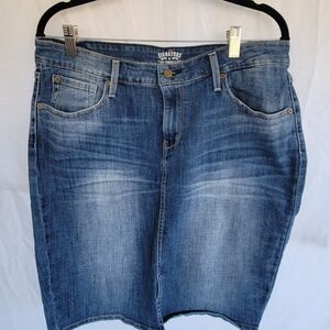 Signature Denim Skirt